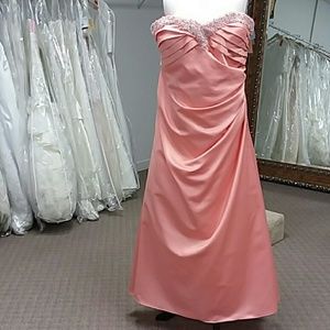CORAL color Xcite Prom, Quinceanera, Pageant Gown